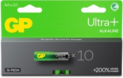 GP Ultra+ AA LR6 alkalinebatterijen x 10