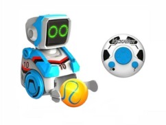Silverlit KickaBot bleu: afstandsbediende voetbalrobot met schietfunctie