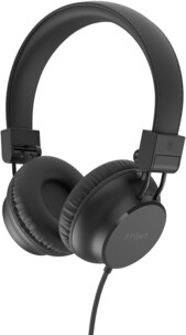 Comfortabel luisteren en bellen met de Ryght NIMA bedrade headset in zwart