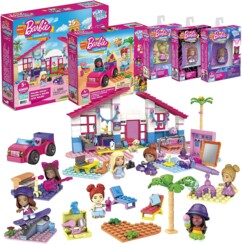 MEGA Construx Barbie Malibu Building Toys Bundle met 5 bouwsets