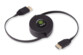 ReTrak HDMI A naar A Retractable kabel 1,5 m