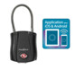 Nedis Bluetooth hangslot voor slimme bagagebeveiliging
