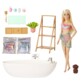Barbiepop met relaxerende badaccessoires