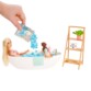 Barbiepop met relaxerende badaccessoires