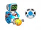 Silverlit KickaBot bleu: afstandsbediende voetbalrobot met schietfunctie