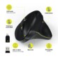 PORT Connect verticale Bluetooth muis voor ergonomisch werken