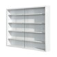 Compilati wandvitrine voor miniaturen wit