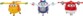 3 figurines robots transformables Super Wings saison 4 Alpha Group