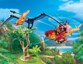 Speelset met helikopter en pteranodon