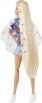 Mattel Barbie Extra pop met bloemenjurk en konijntje
