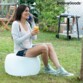 Sfeervolle verlichting en extra comfort met de InnovaGoods Pulight opblaasbare L