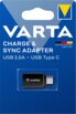 VARTA USB A naar USB C adapter