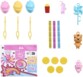 Barbie suikerspinkraam met pop en accessoires
